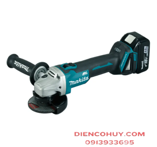 DGA404RTJ2 MÁY MÀI GÓC DÙNG PIN(100MM/CÔNG TẮC TRƯỢT/BL)(18V)