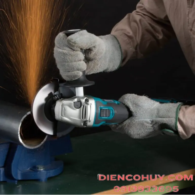 DGA519Z MÁY MÀI GÓC DÙNG PIN(125MM/CÔNG TẮC BÓP/X-LOCK/BL)(18V)