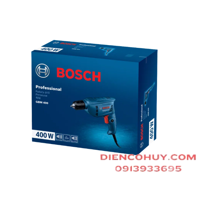 MÁY KHOAN GBM 400 PROFESSIONAL BOSCH  0 601 1C1 0K0