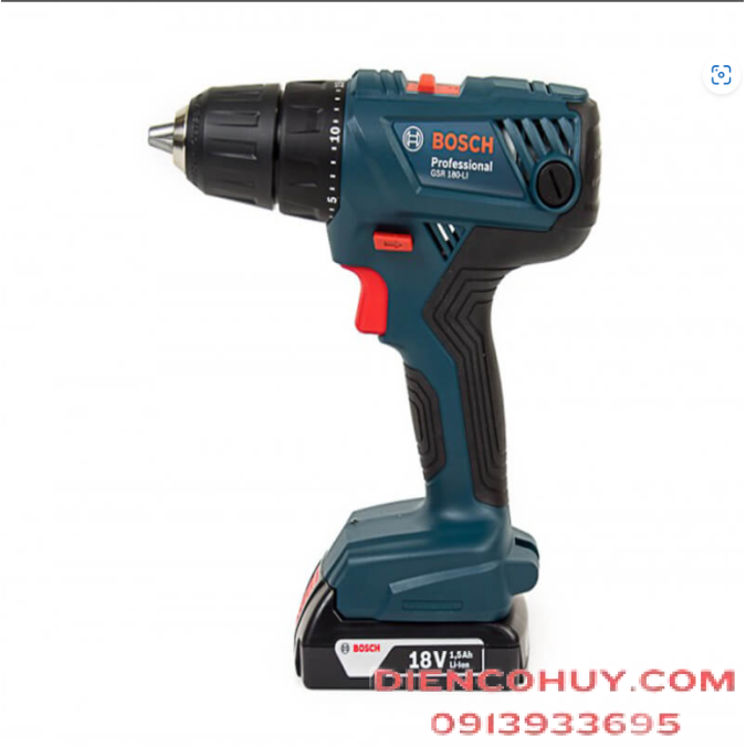 MÁY KHOAN VẶN VÍT DÙNG PIN BOSCH 180-LI