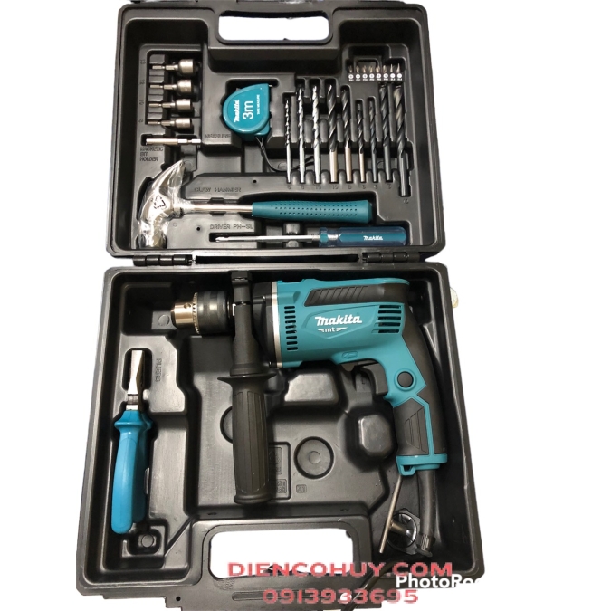 M8103KX2B MÁY KHOAN BÚA(13MM)(26 PHỤ KIỆN)