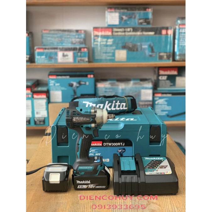 DTW300RTJ MÁY SIẾT BU LÔNG DÙNG PIN(12.7MM/BL)(18V) MAKITA