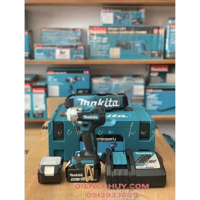 DTW300RTJ MÁY SIẾT BU LÔNG DÙNG PIN(12.7MM/BL)(18V) MAKITA